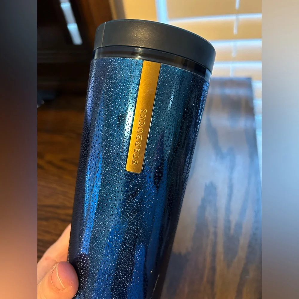Starbucks blue tumbler